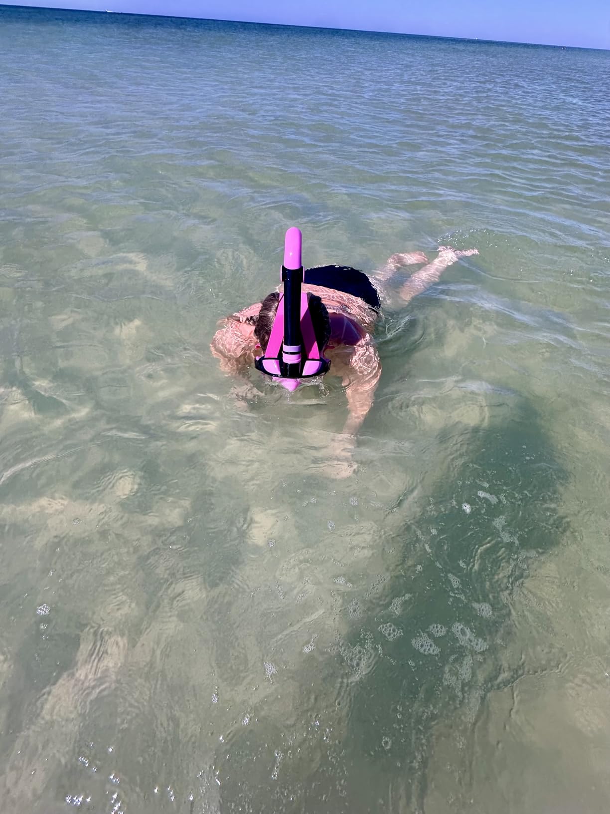 Greatever G2 Full Face Snorkel Mask with Latest Dry Top System, Foldable 180 Degree Panoramic View Snorkeling Mask with Camera Mount, Safe Breathing, Anti-Leak & Anti-Fog customer photo 1