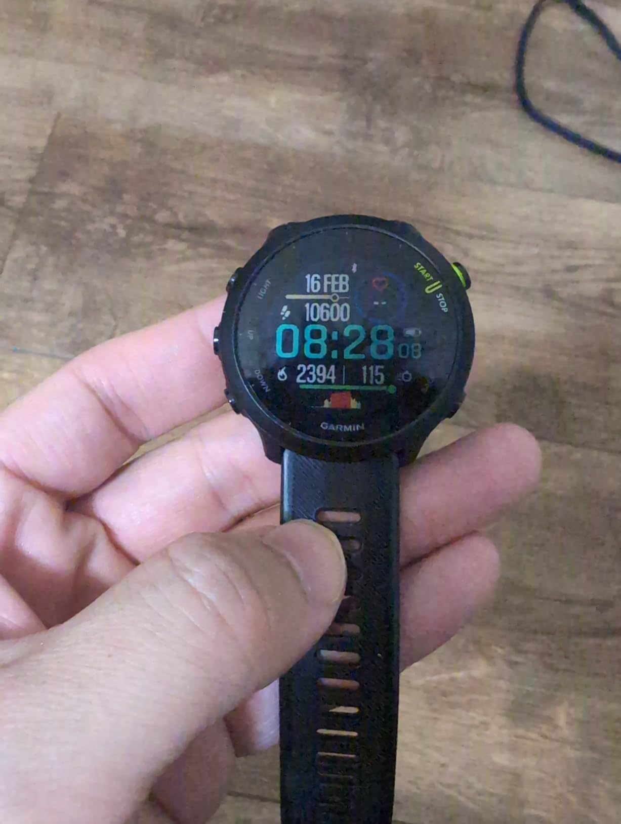 Garmin Forerunner 55 GPS Running Smartwatch, Black customer photo 2