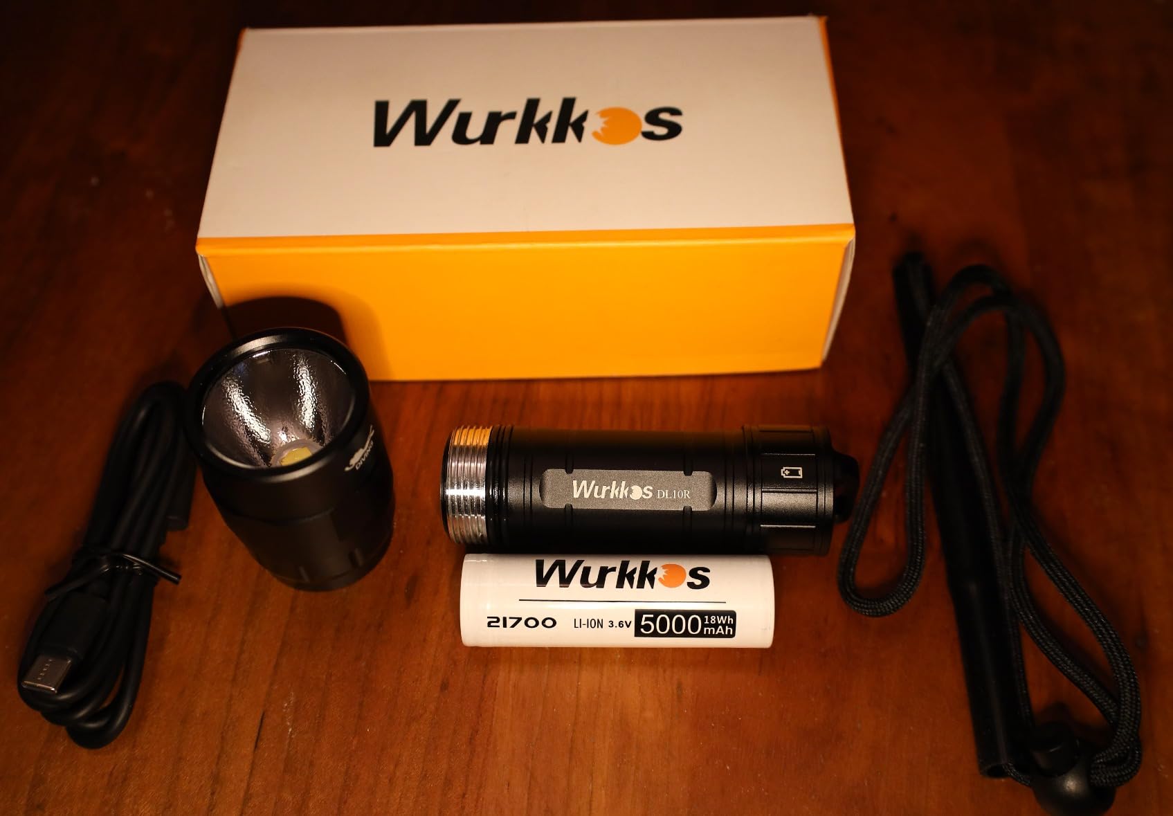 Wurkkos DL10R Dive Light, 4500 Lumens Super Bright Scuba Diving Flashlight, Type C Rechargeable, IPX-8 Waterproof with Magnetic Rotary Switch, 3 Modes, 100m Underwater Lights for Night Diving customer photo 1