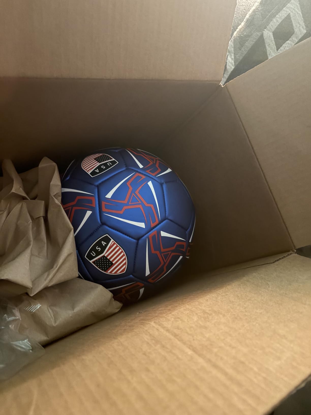 Western Star Soccer Ball USA - Official Match Grade Soccer Balls - Youth & Adult - Attractive and Durable Design - Performance customer photo 2