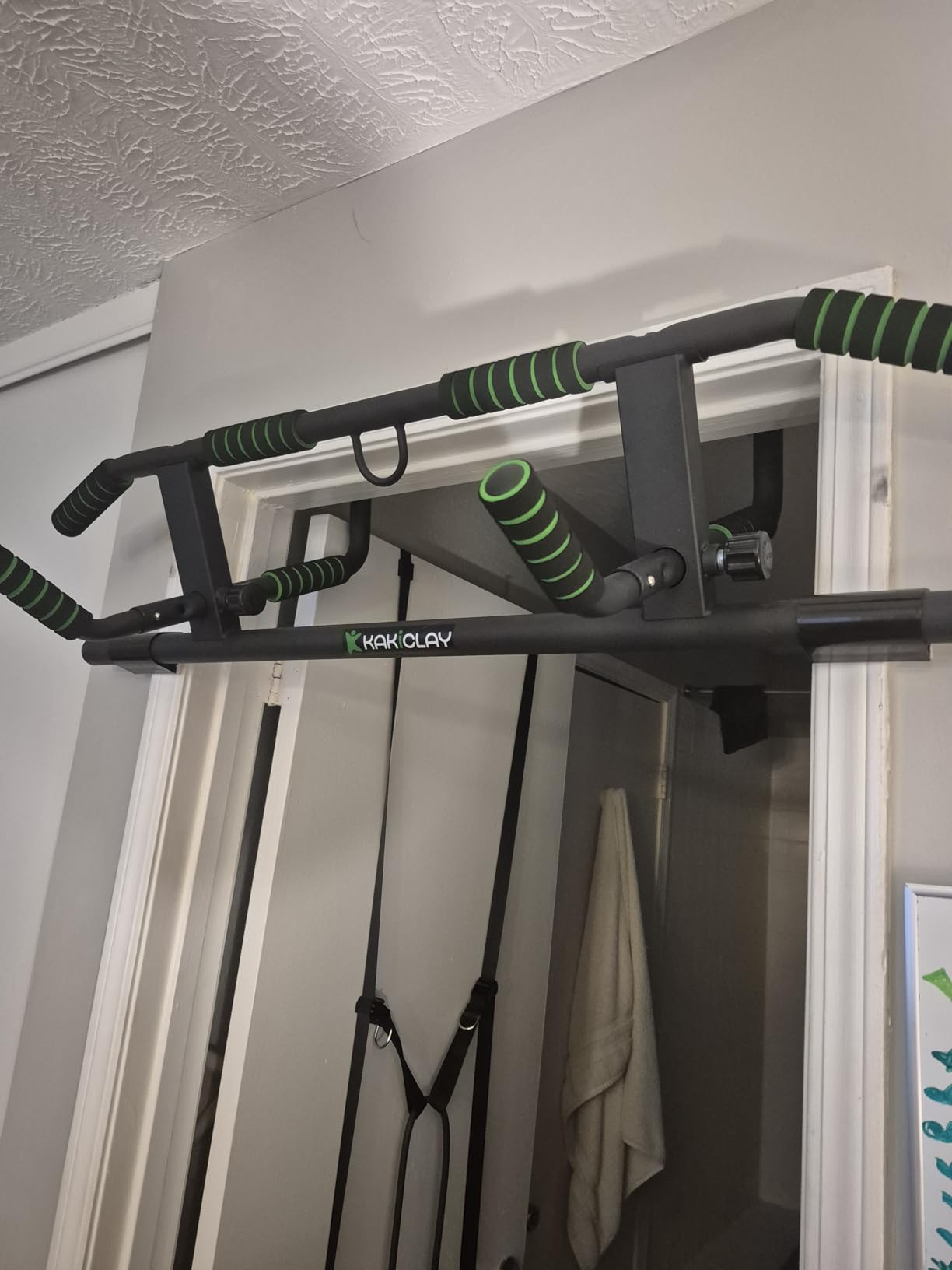 KAKICLAY 2026 Upgrade Multi-Grip Pull Up Bar with Smart Larger Hooks Technology customer photo 1