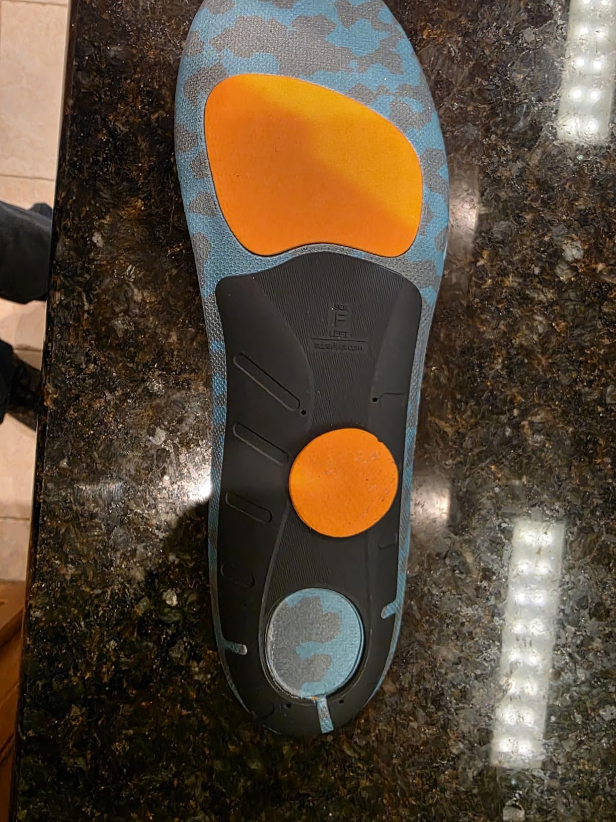 Superfeet Run Cushion High Arch Insoles for Runners with High Arch Support - 7.5-9 Men / 8.5-10 Women customer photo 1
