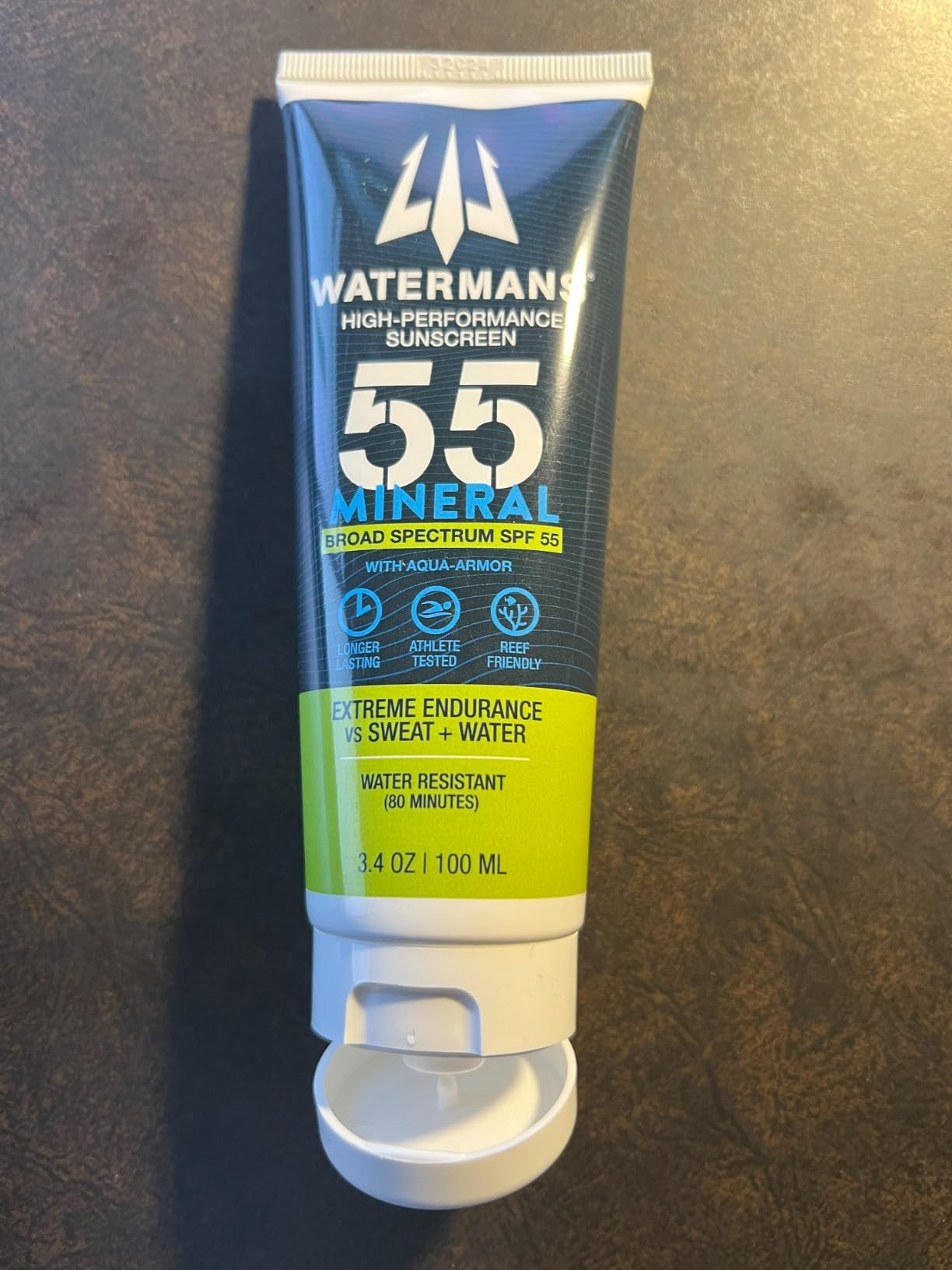 Watermans Mineral SPF 55 Sunscreen Lotion with Zinc, Aqua-Armor, Broad Spectrum for Face and Body, Reef Safe, Water Resistant customer photo 2