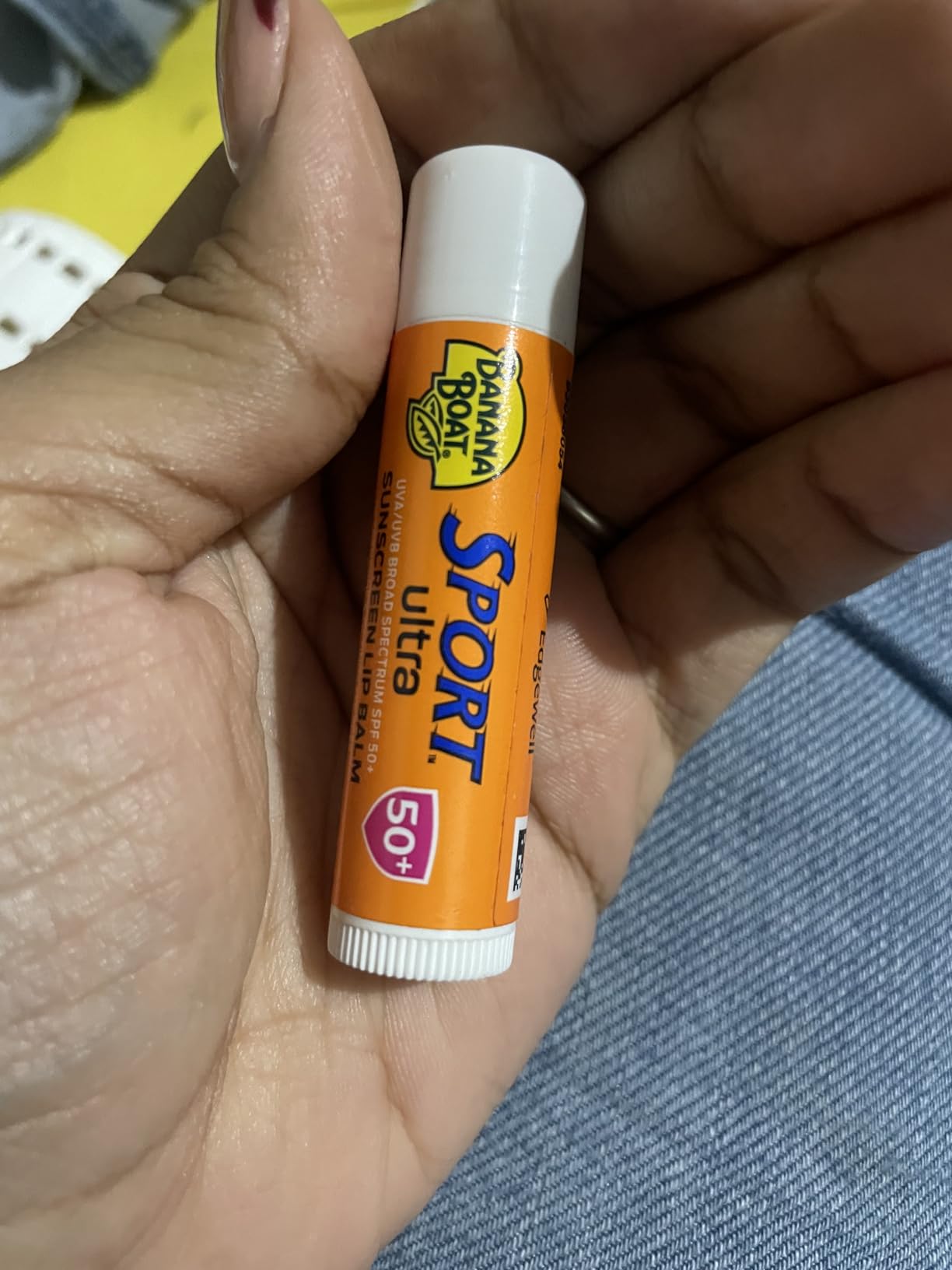 Banana Boat Sport Ultra SPF 50 Lip Sunscreen Twin Pack SPF Lip Balm Pack, Banana Boat Lip Balm SPF 50, Oxybenzone Free Sunscreen, Lip Sunblock, Travel Size Sunscreen for Lips, 2 Pack customer photo 2