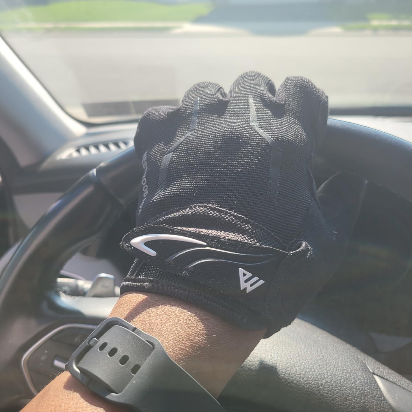 Cycling Gloves for Men - Full Finger BMX & Mountain Bike Gloves with Touchscreen, MTB, Padded Anti-Slip Grips for Men, Women & Wheelchairs customer photo 1