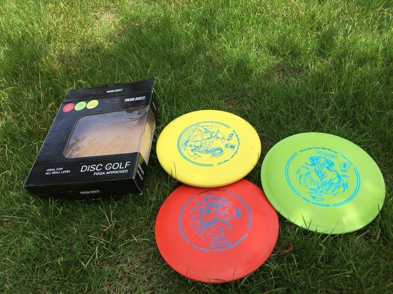 Yikun Disc Golf Starter Set PDGA Approved 165-175g-4 Pack for Beginners with Disc Golf Driver, Mid-Range, Disc Golf Putter and Mini Disc customer photo 1