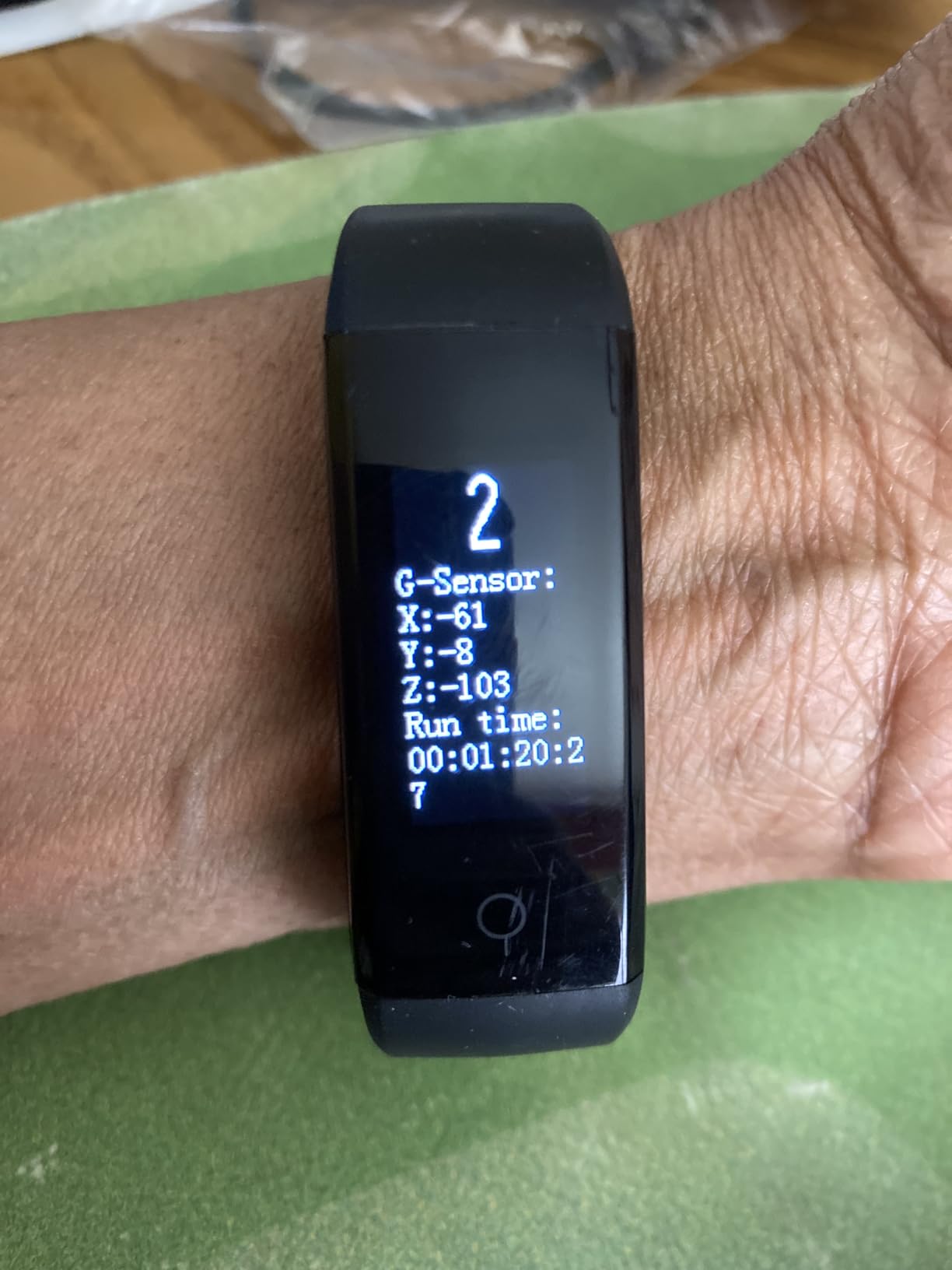 GRV Fitness Tracker Non Bluetooth Fitness Watch No App No Phone Required Waterproof Pedometer Watch with Steps Calories Counter Sleep Tracker for Men Women Parents customer photo 2