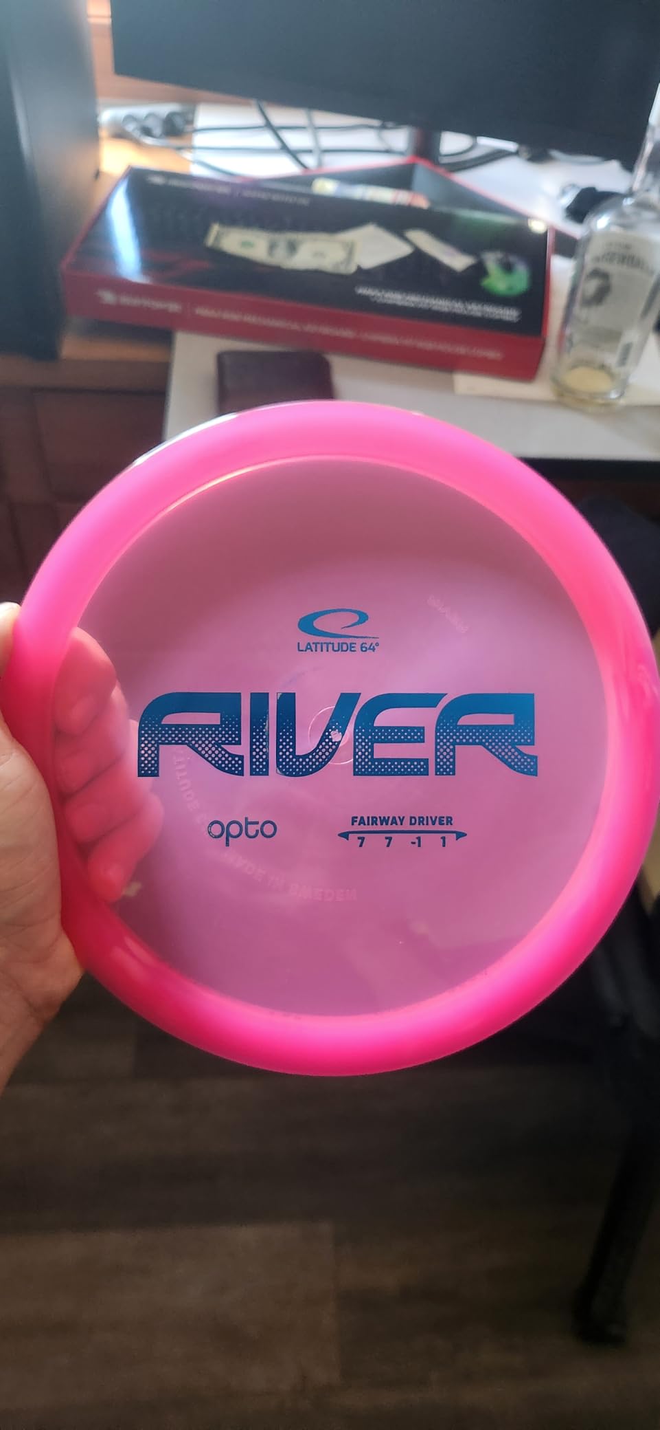 Latitude 64 Opto River Disc Golf Fairway Driver - Durable Premium Plastic, High Glide w/Straight Flight & Great Control (170g+, Turquoise) customer photo 1