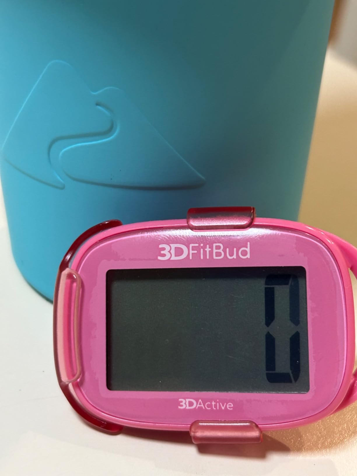 3DActive 3DFitBud Simple Step Counter Walking 3D Pedometer with Clip, Lanyard Accurate Step Tracker Large Display, Easy to Use for Kids Men Women Adult Seniors Daily Step Tracking - A420S customer photo 1