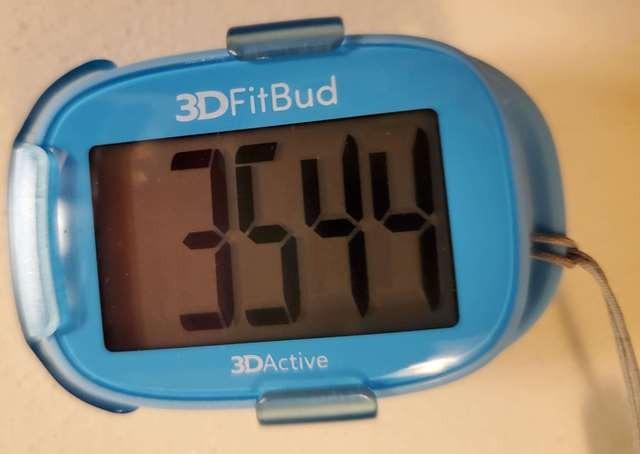 3DActive 3DFitBud Simple Step Counter Walking 3D Pedometer with Clip, Lanyard Accurate Step Tracker Large Display, Easy to Use for Kids Men Women Adult Seniors Daily Step Tracking - A420S customer photo 2