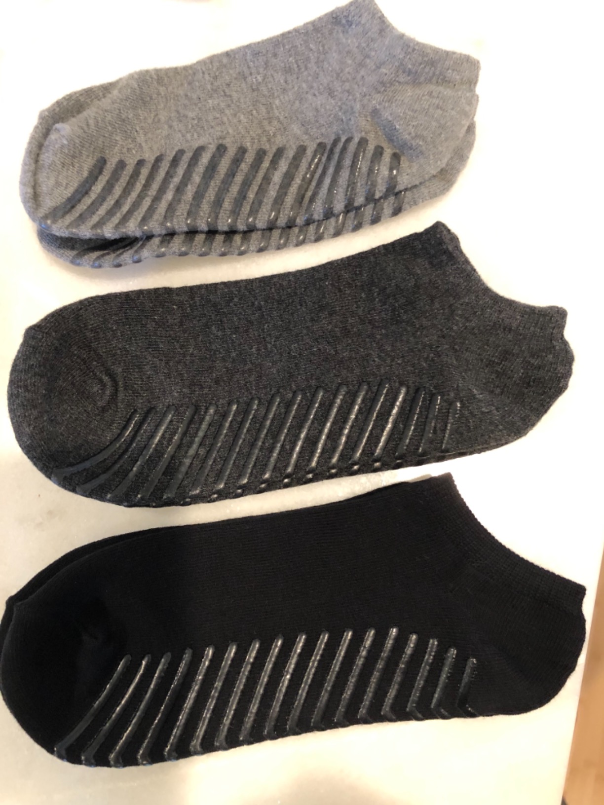 Grip Socks 3-Pack, Non Slip Socks for Yoga, Pilates, Barre, Dance customer photo 2