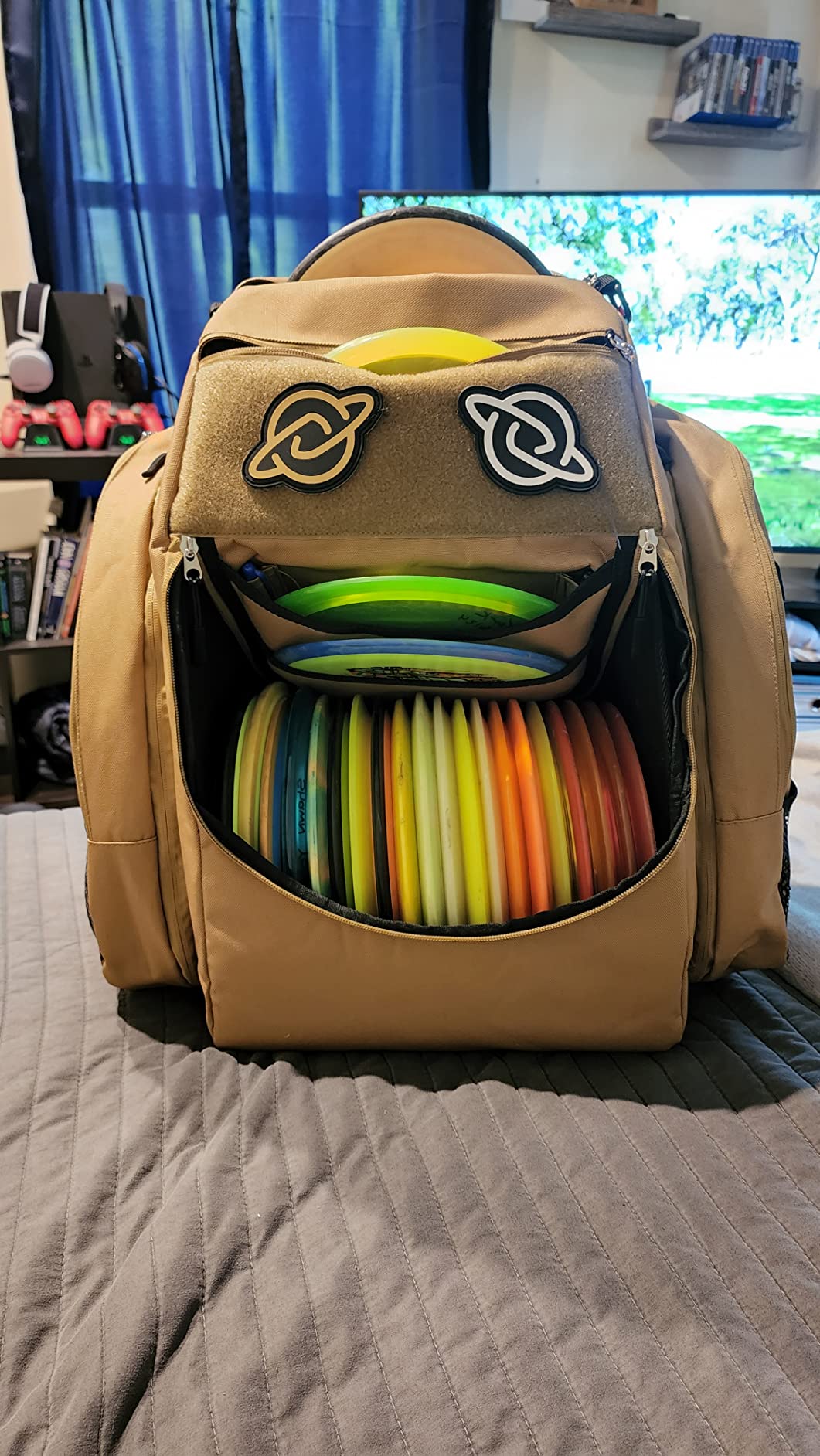Discology Disc Golf OG V3 Disc Golf Bag | 26+ Disc Capacity | Premium Disc Golf Backpack Bag | Tough, Durable Design customer photo 2