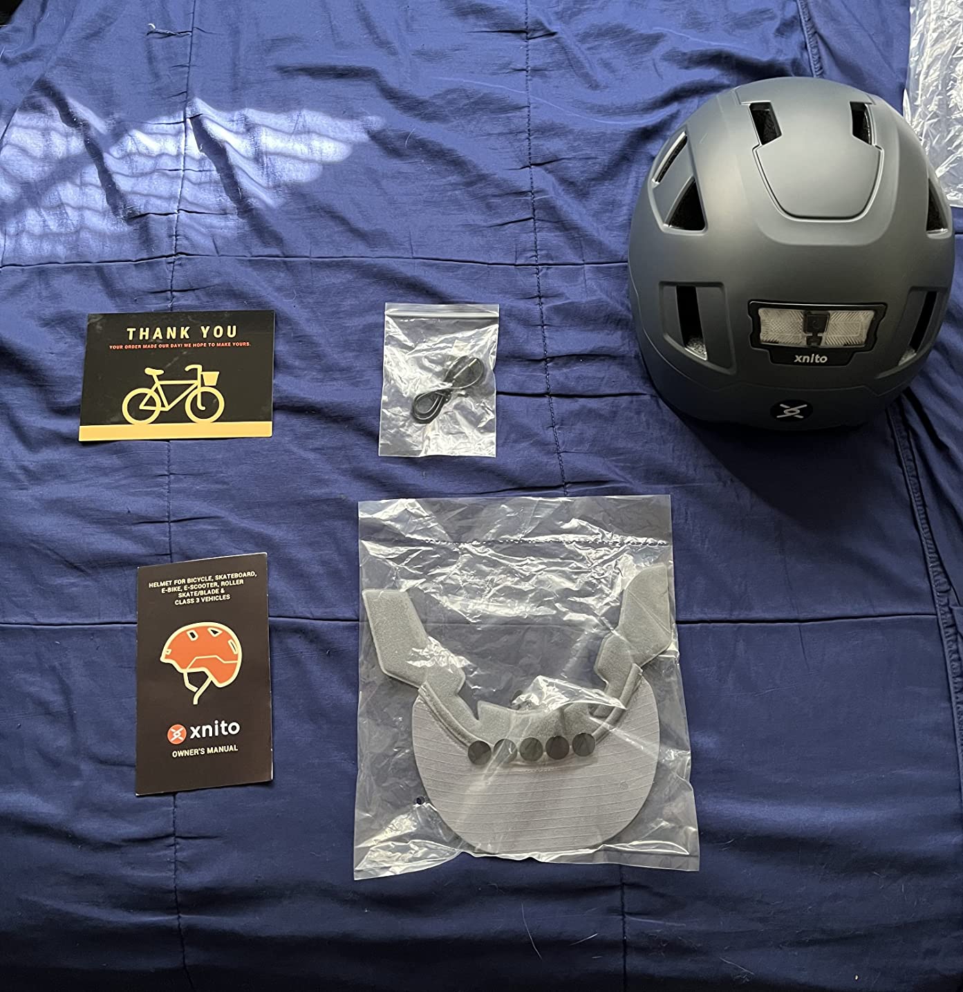 XNITO Bike Helmet with LED Lights - Urban Bicycle Helmet for Adults, Men & Women - CPSC & NTA-8776 Dual Certified - Class 3 E-Bikes, Scooters, Onewheel, Commuter, Mountain customer photo 1