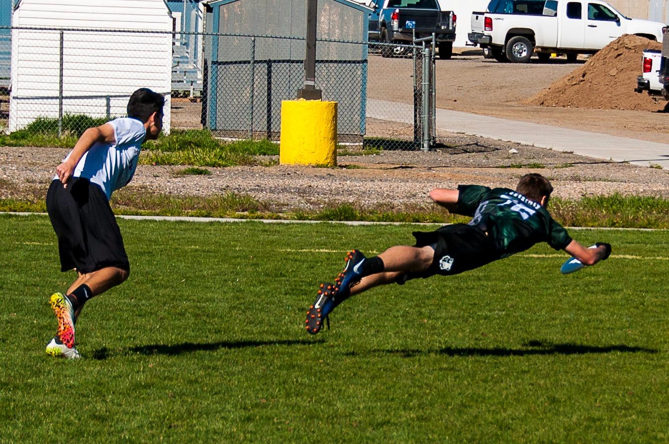 Friction Gloves - Ultimate Frisbee Gloves - Rubberized Palm & Fingers for Amazing Grip in All Conditions - Play Your Best in Any Weather customer photo 1