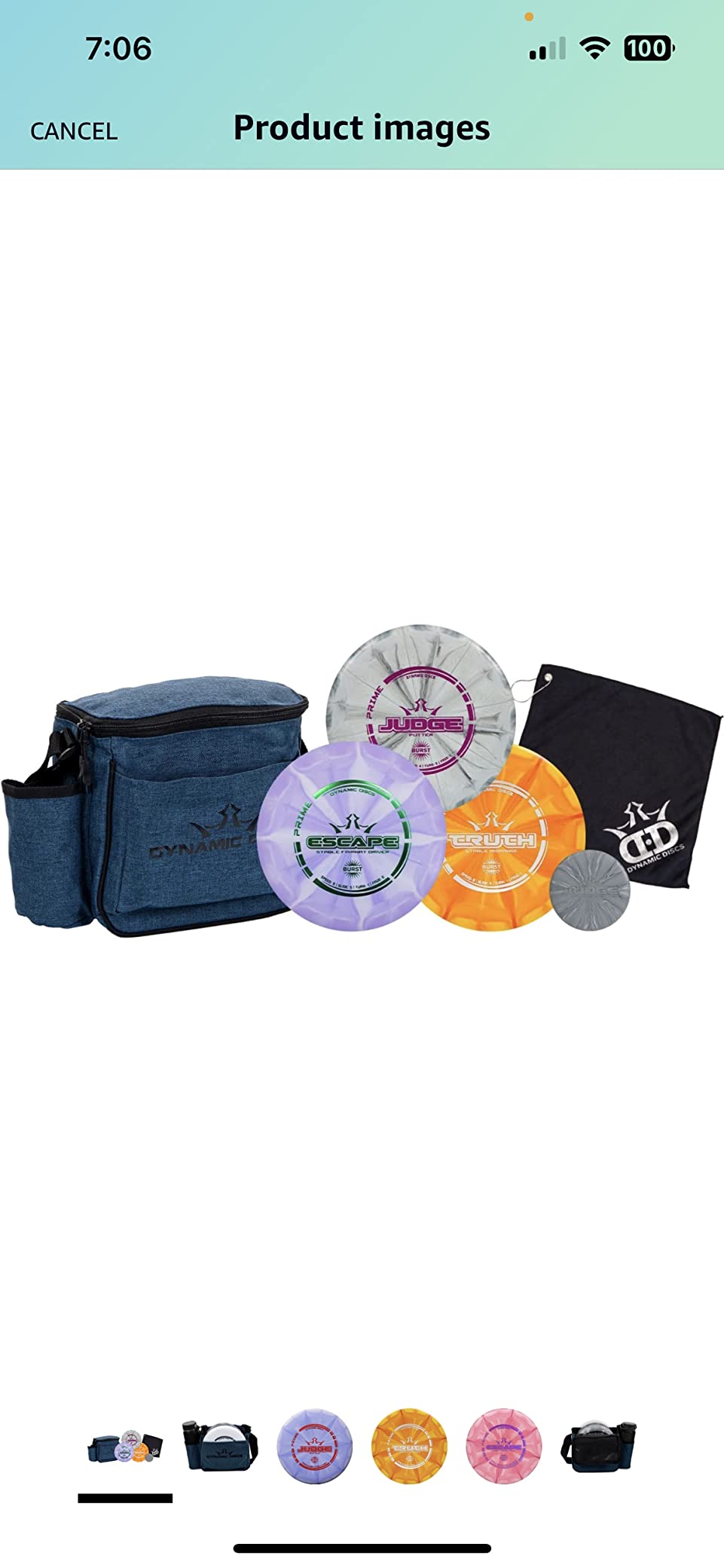 Dynamic Discs 3-Disc Golf Set with Bag | 1x Putter, Midrange & Driver + Cadet Shoulder Bag | Great for Beginners & Starter Kits | Ideal Disc Golf Accessories for Men w/Towel & Mini (Heather Gray) customer photo 2