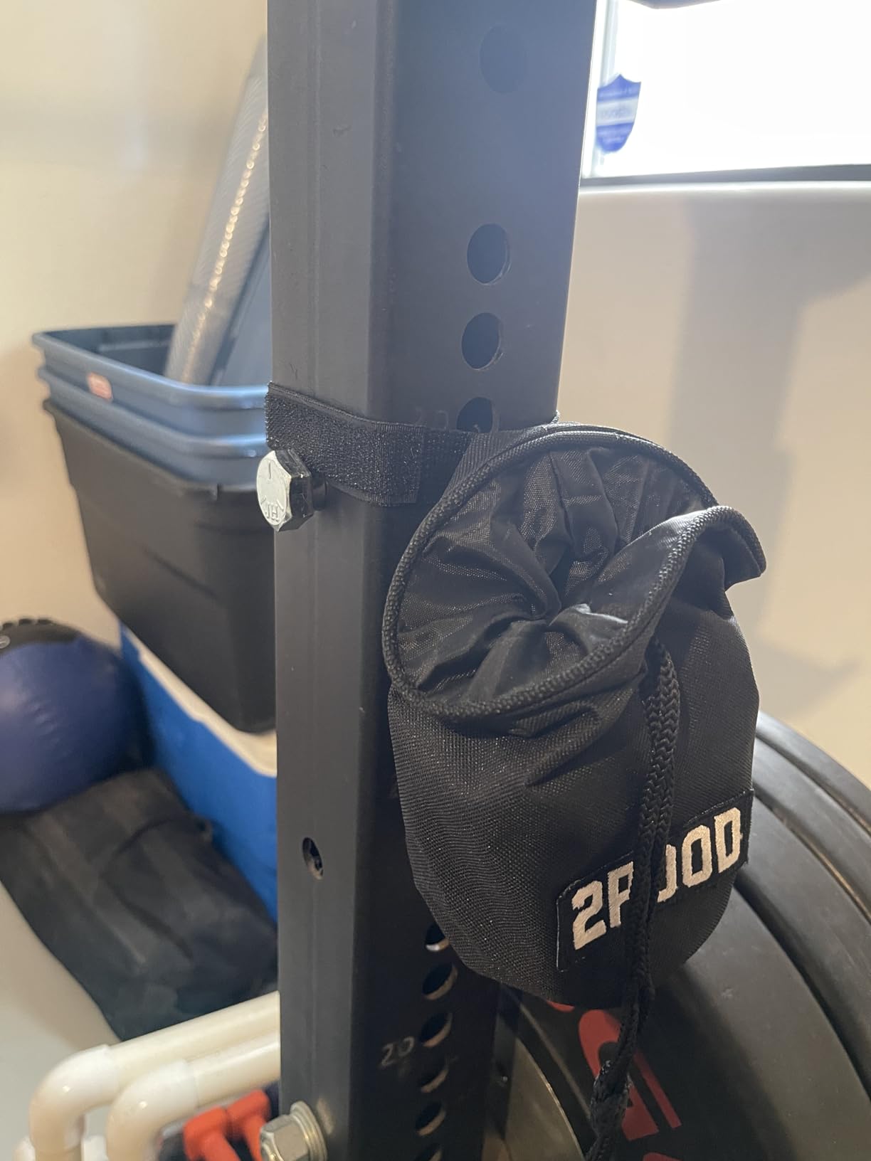 2POOD Chalk Bag | Made for Weightlifting, Crossfit, Gymnastics, Rock Climbing | Drawstring Top Closes Securely customer photo 2