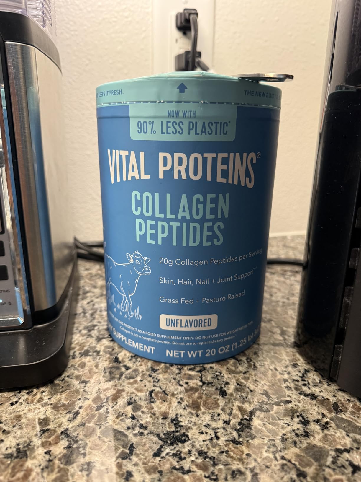 Vital Proteins Collagen Peptides Powder - Supports Hair, Nail, Skin, Bone & Joint Health, Unflavored, Collagen Protein 9.33 OZ customer photo 1