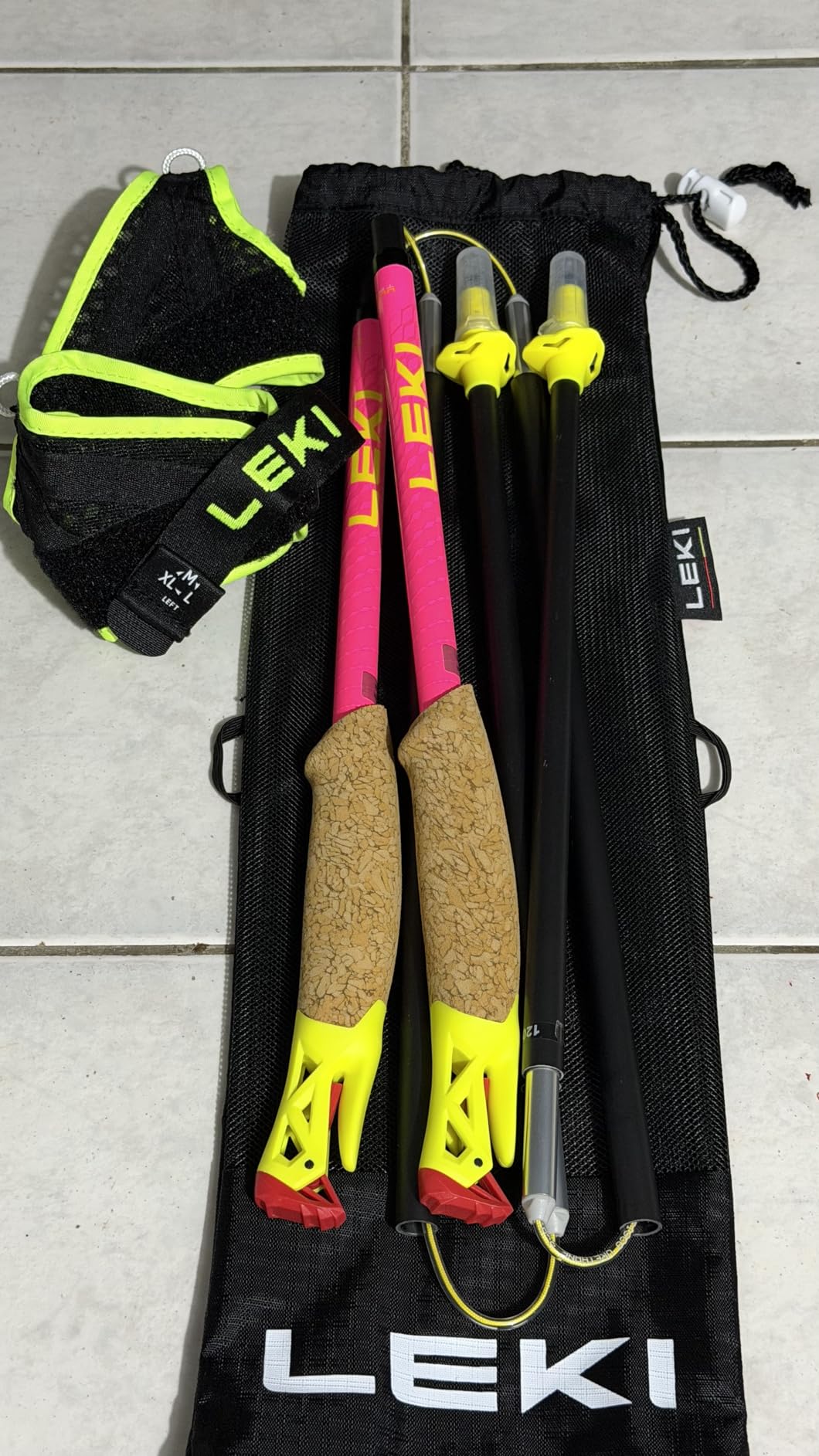 LEKI Ultratrail FX.One Superlite Trekking Poles - Carbon Foldable Ultralight Poles for Hiking & Trail Running customer photo 1