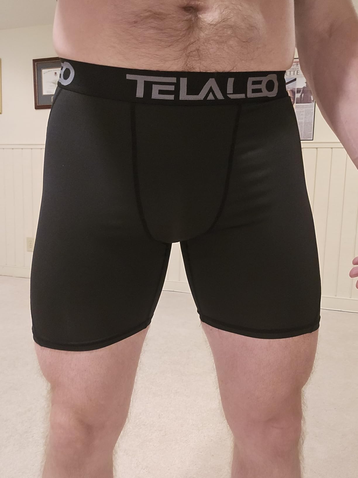 6 Pack Compression Shorts for Men Spandex Sport Shorts Athletic Workout Running customer photo 1