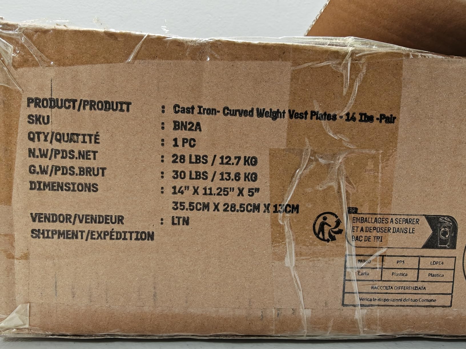 Yes4All Weighted Vest Plates with Curved Ergonomic Design for Running, Rucking & Strength Training, Comfortable Fit, 5.75/8.75/14/19.75 LB Pairs customer photo 1