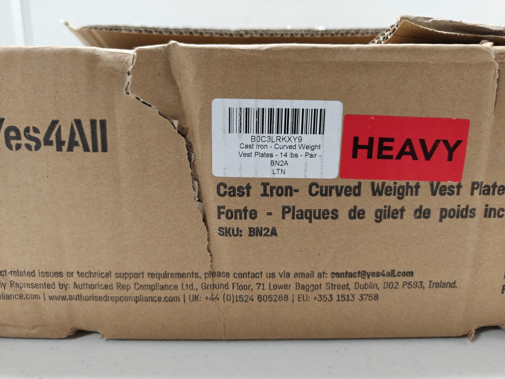 Yes4All Weighted Vest Plates with Curved Ergonomic Design for Running, Rucking & Strength Training, Comfortable Fit, 5.75/8.75/14/19.75 LB Pairs customer photo 2