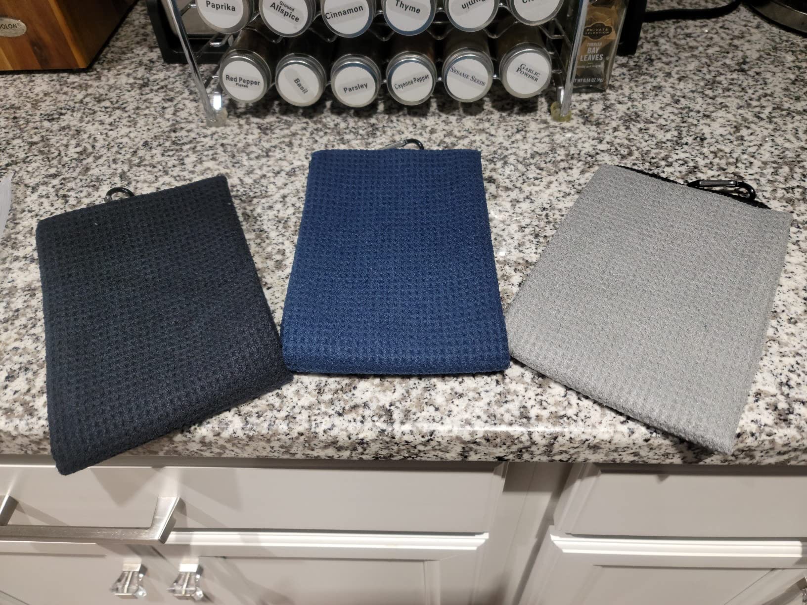 LUSTEMBER 3 Pack Large Golf Towels, 16