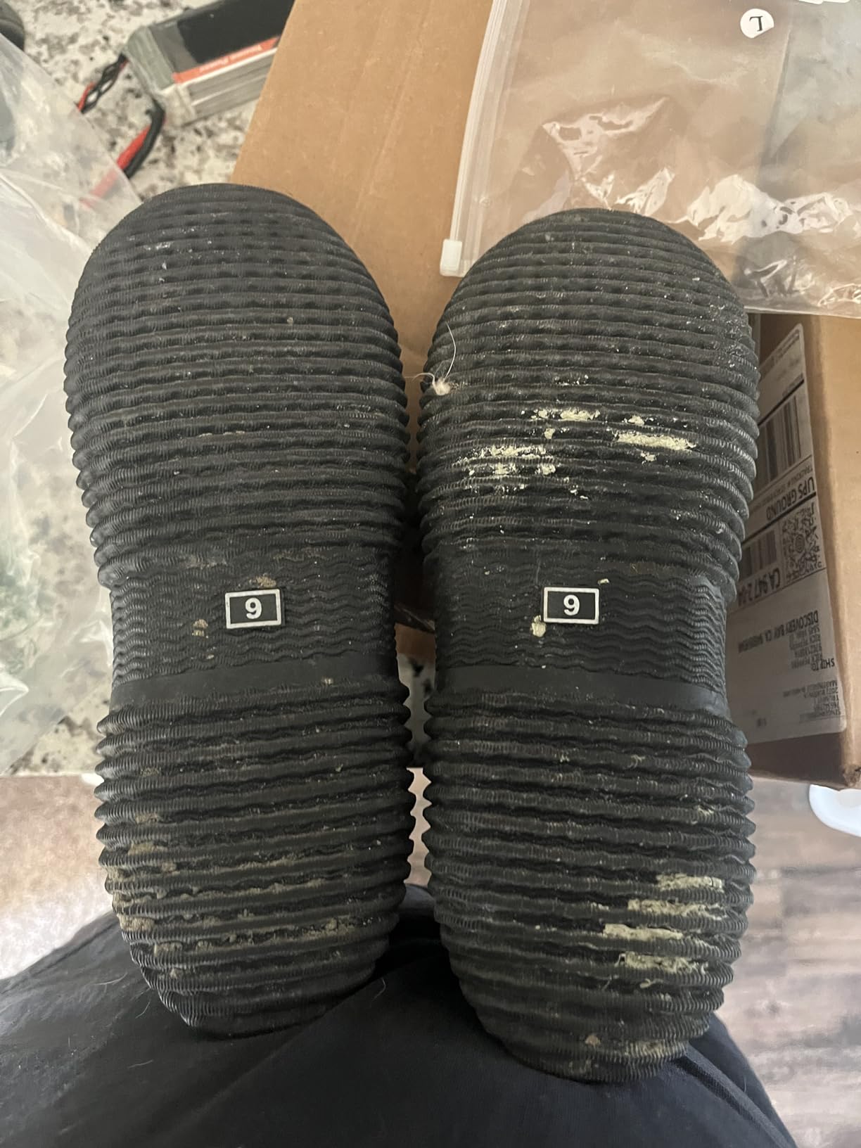 XUKER Neoprene Diving Boots, 5mm 3mm Water Shoes Wetsuit Booties Men Women with Anti-Slip Rubber Sole Side Zipper customer photo 1