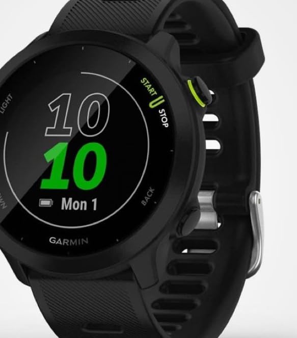 Garmin Forerunner 255 Music, GPS Running Smartwatch with Music, Advanced Insights, Long-Lasting Battery, White customer photo 1