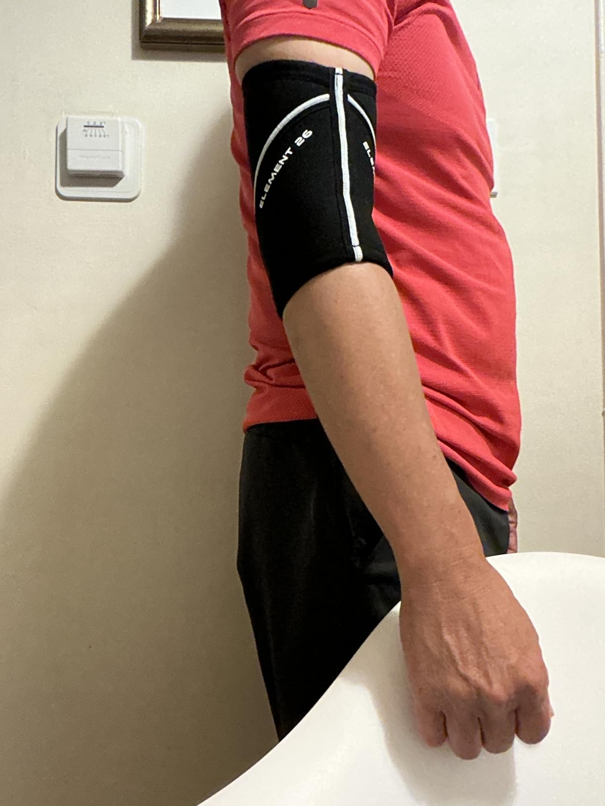 Element 26 Elbow Sleeve Weightlifting - 1 Pair (5mm) Neoprene Elbow Sleeve for Support & Compression - Elbow Brace for Powerifting, Body Building, Bench & Functional Fitness - Men & Women customer photo 1