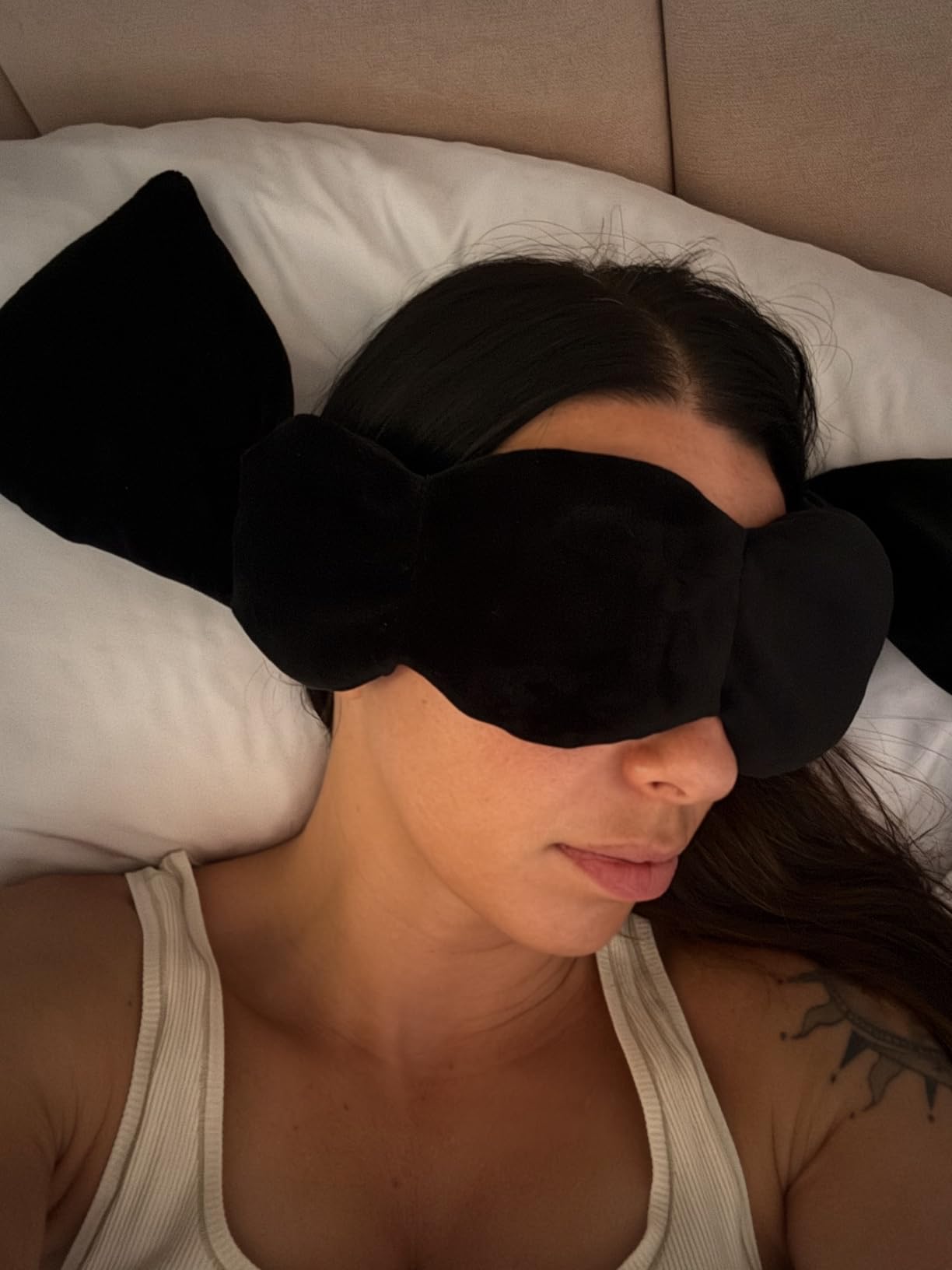Nodpod Gentle Pressure Sleep Mask | Patented Light Blocking Design for Sleeping, Traveling & Relaxation - Sage customer photo 1