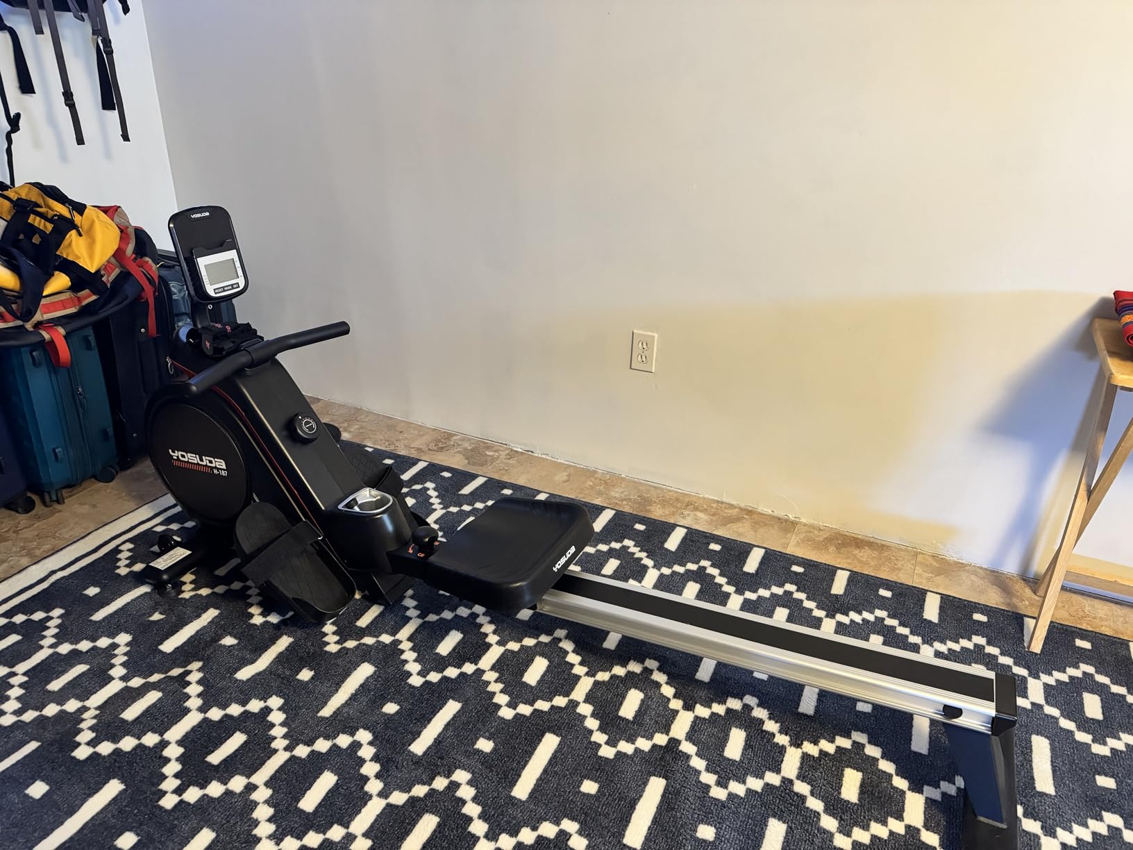 YOSUDA PRO Magnetic Rowing Machine for Home Use-Foldable Rower with 400lbs Weight Capacity and 16 Level Resistance customer photo 1