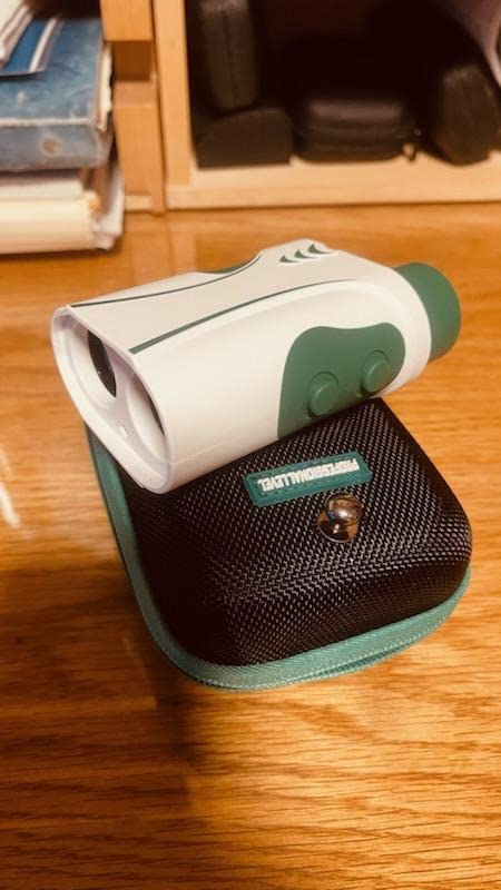 REVASRI Range Finder for Golf and Disc Golf, Measure in Feet Yards, Elevation and Slope Calculation, Pin Lock and Vibration, 1000 Yards Rechargeable Rangefinder customer photo 1