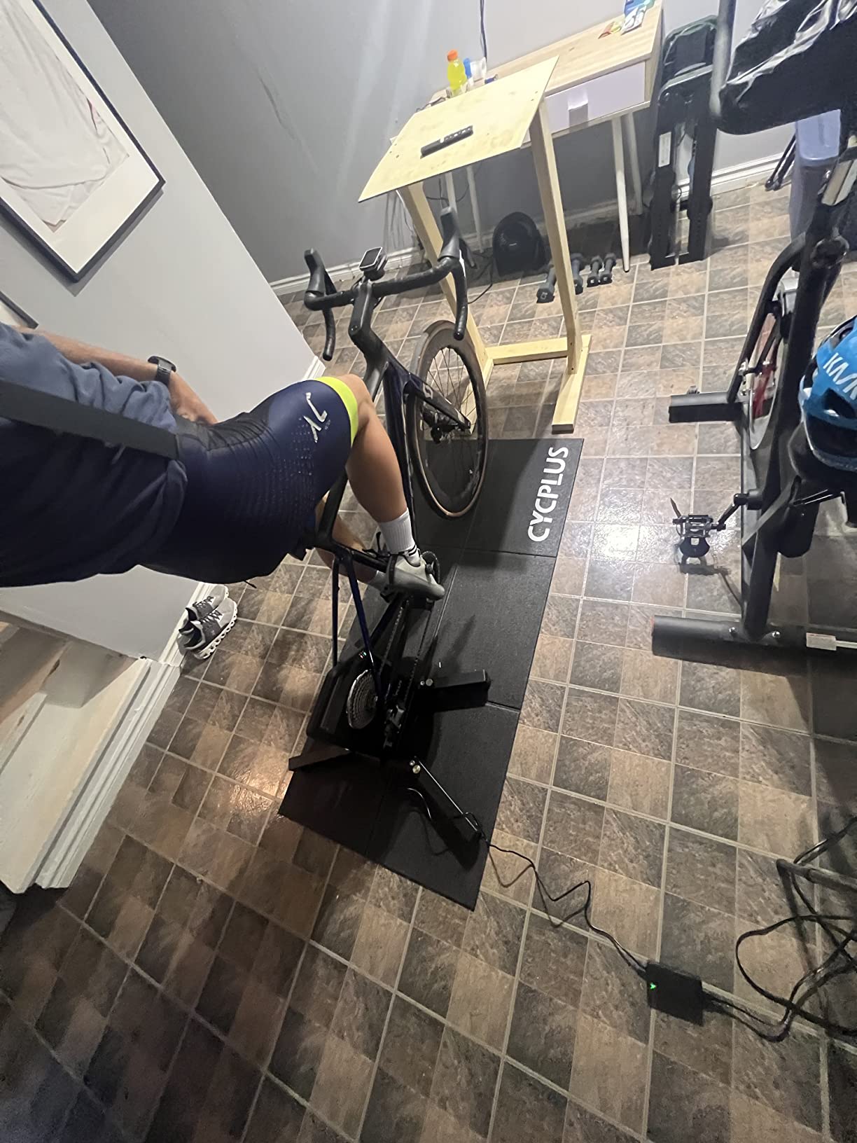 CYCPLUS Smart Bike Trainer, Brushless Motor, Gradient Simulator, BLE & ANT+ Dual Mode, Virtual Shifting customer photo 1
