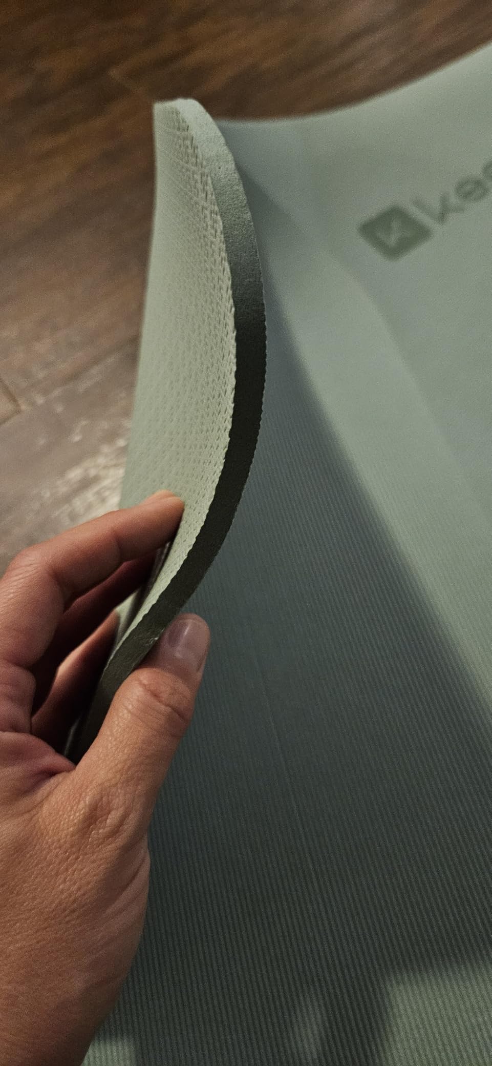 KEEP Yoga Mat - Premium 7mm Thick Exercise Mat, Anti-Tear 32'' Extra Wide Fitness Mat with Strap customer photo 2