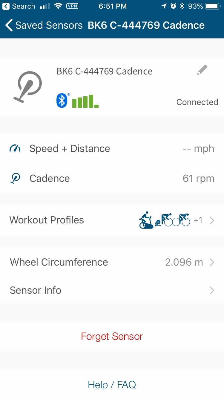 COOSPO Cadence & Speed Sensor for Cycling customer photo 1