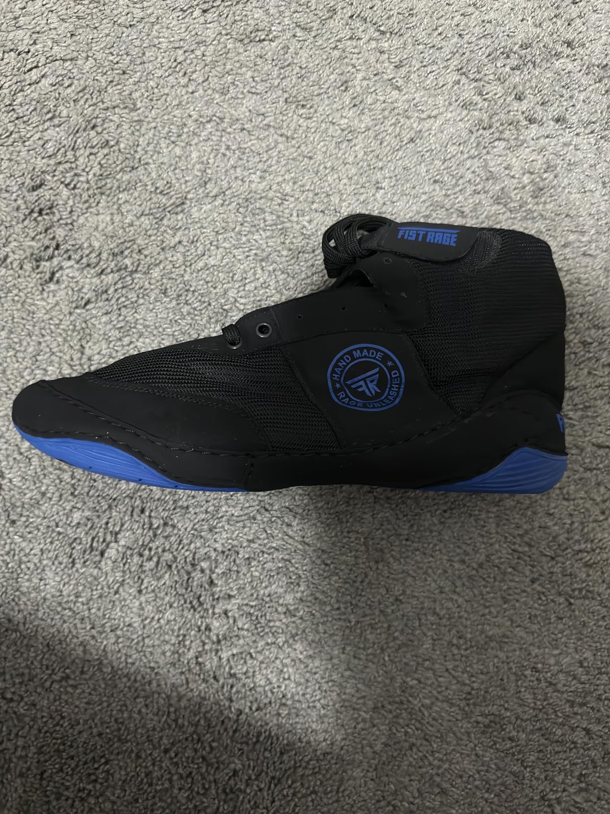 FISTRAGE Wrestling Shoes Fighting Sports Master Training Mesh and Rubber Sole Unisex Pro Men's and Youth customer photo 2