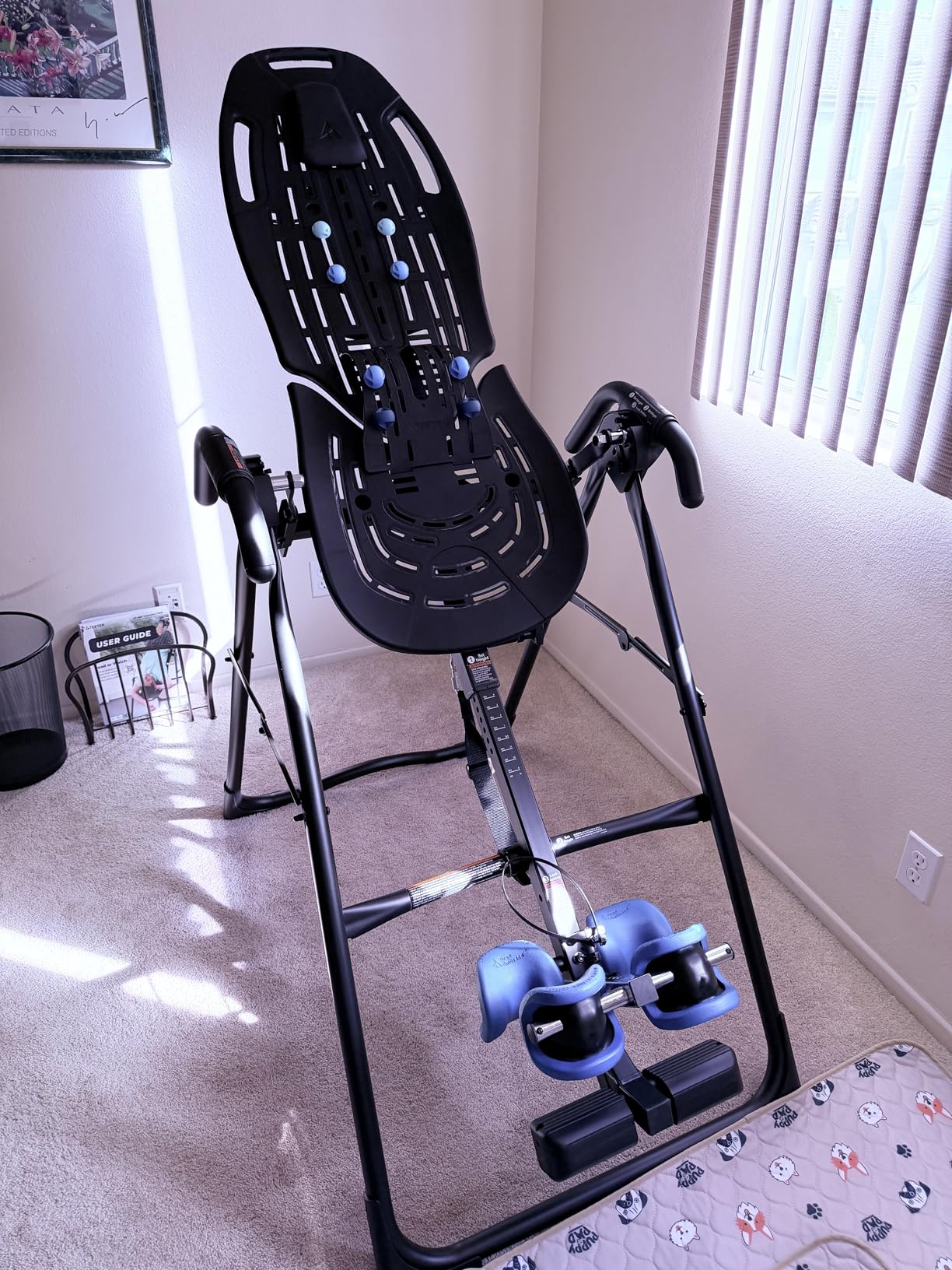 TEETER EP-560 Inversion Table w/Accessories for Back Pain Relief - FDA-Registered, UL Safety Certified, 300 lb Capacity customer photo 1
