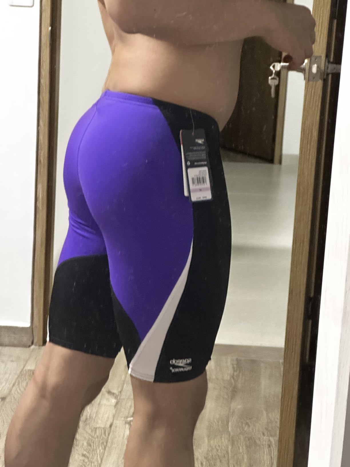 Speedo Men's Swimsuit Jammer Endurance+ Splice Team Colors customer photo 2