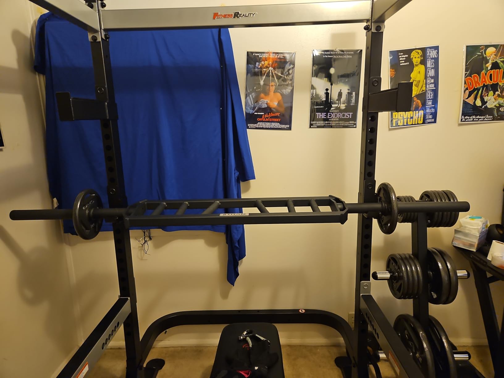 Titan Fitness Hybrid Multi-Grip Olympic Barbell V3, Rated 1,900 LB, Rackable Swiss/Football Bar customer photo 1
