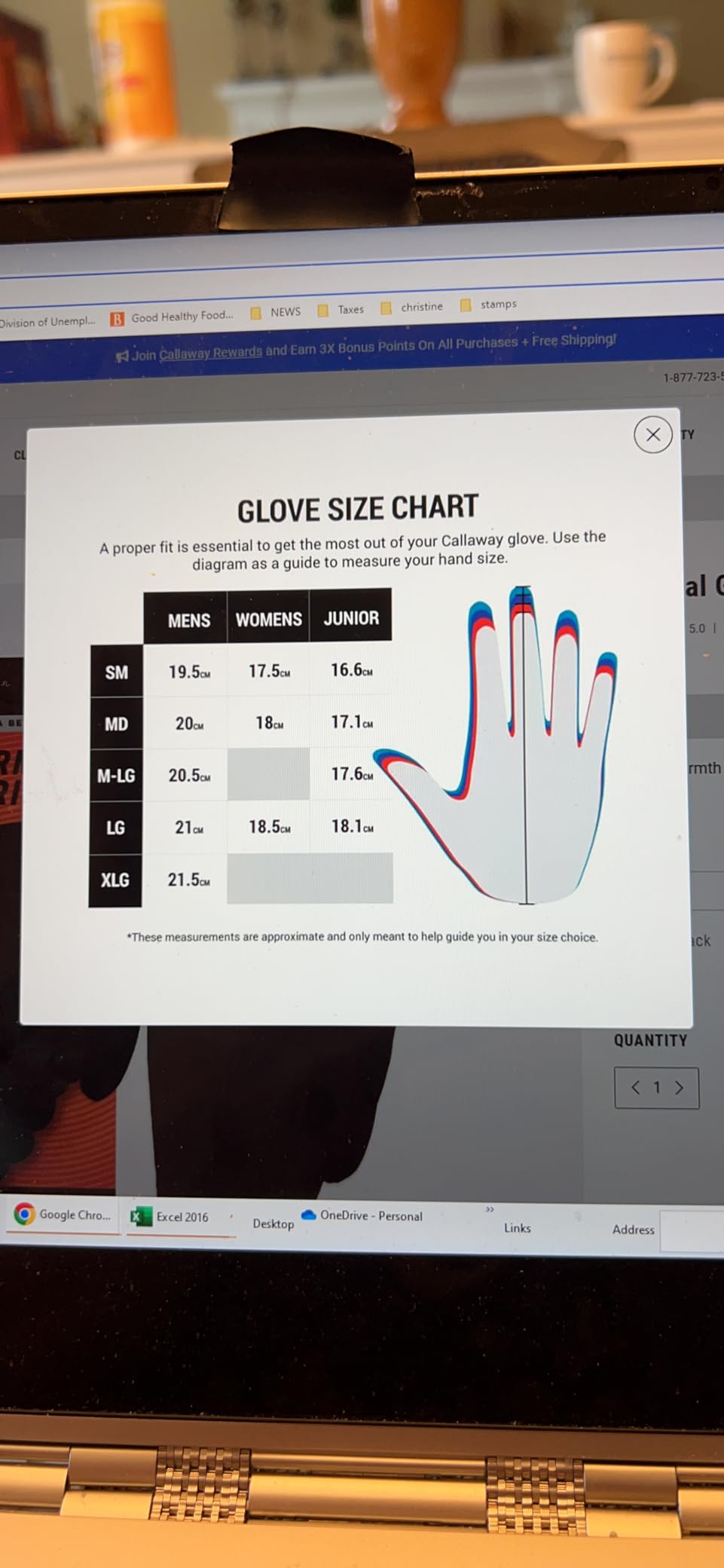 Callaway Golf Thermal Grip, Cold Weather Golf Gloves (2-Pack) customer photo 1
