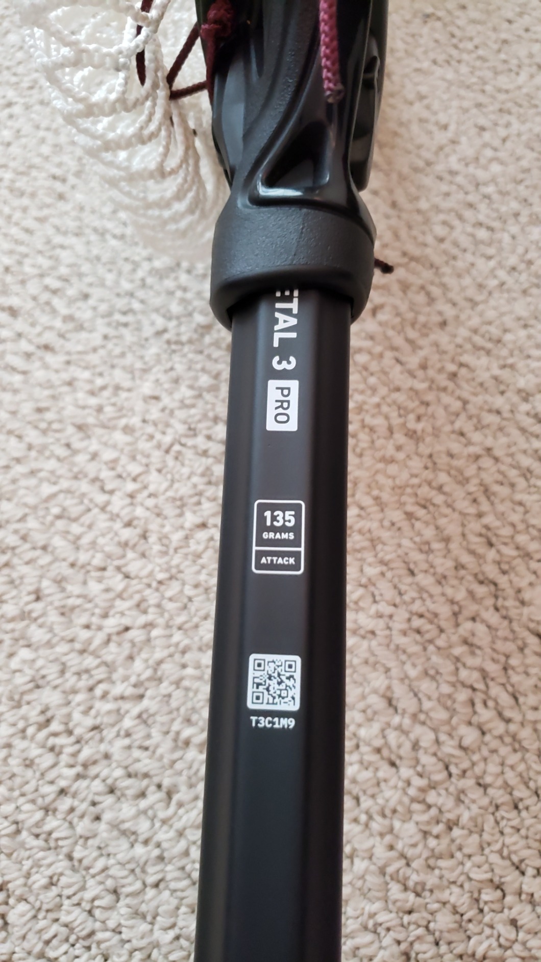 StringKing Men's Metal 3 Pro Attack Lacrosse Shaft customer photo 2