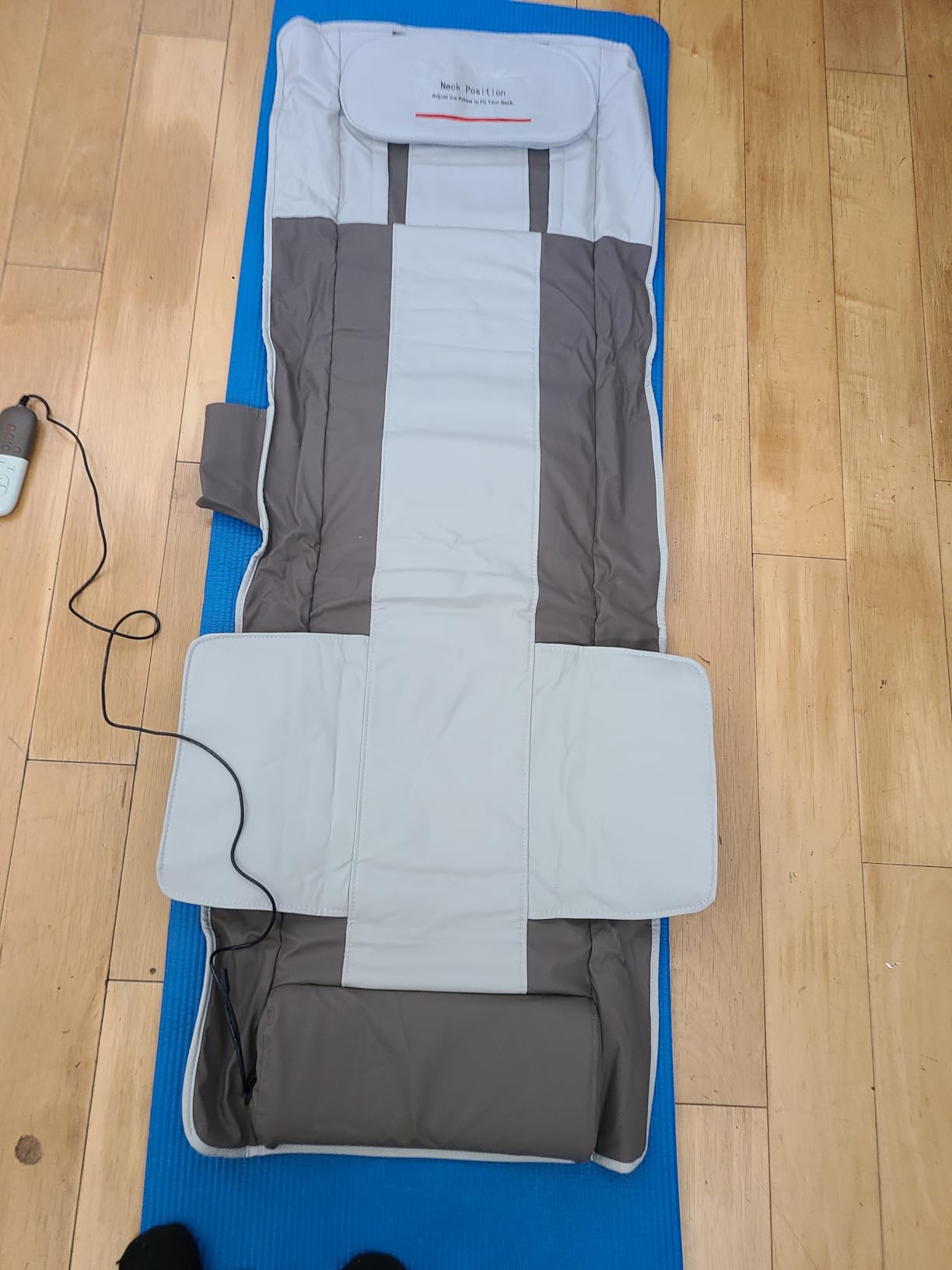 Full Body Massage Mat with Airbags Stretching & Heating, 3D Lumbar Traction & Relaxation, Back Massager Pad, 4 Modes 3 Intensities 3 Heat Levels customer photo 1
