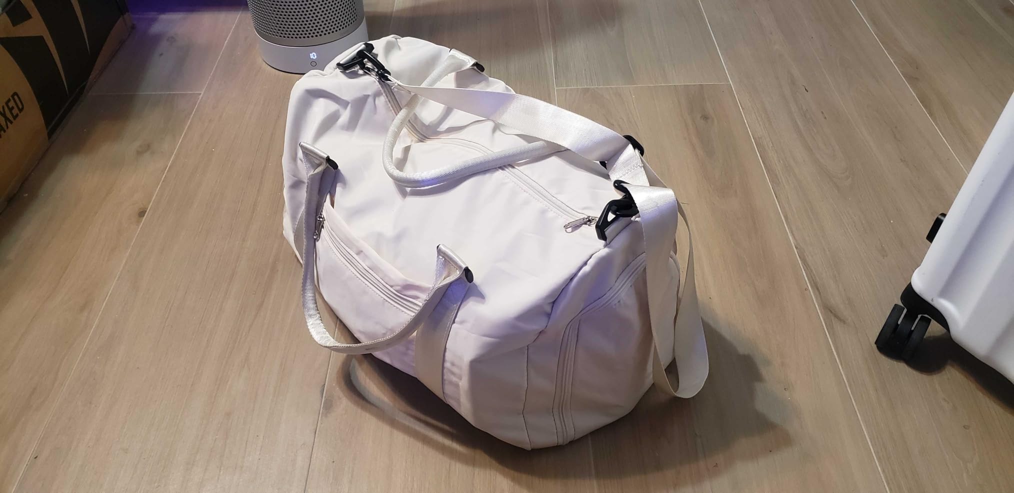 Gym Bags for Women Men with Shoes Compartment,Sports Duffle Bags Personal item travel Duffel Tote Bag customer photo 2