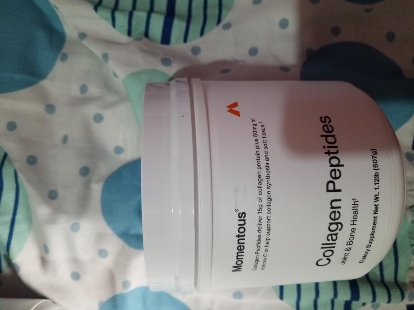Momentous Grass-Fed Collagen Peptides Powder with Fortigel & Vitamin C, NSF Certified for Sport customer photo 1