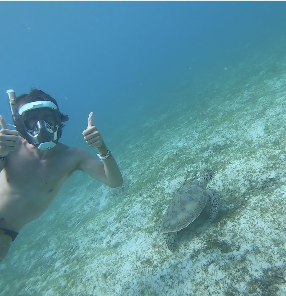 Seaview 180 V3 Full Face Snorkel Mask Adult - The V3 is The Perfect Snorkeling Gear for Adults - Snorkel Mask with 180 Panoramic Viewing and Up to 600% Easier Breathing - Patented Flowtech Air Intake customer photo 2
