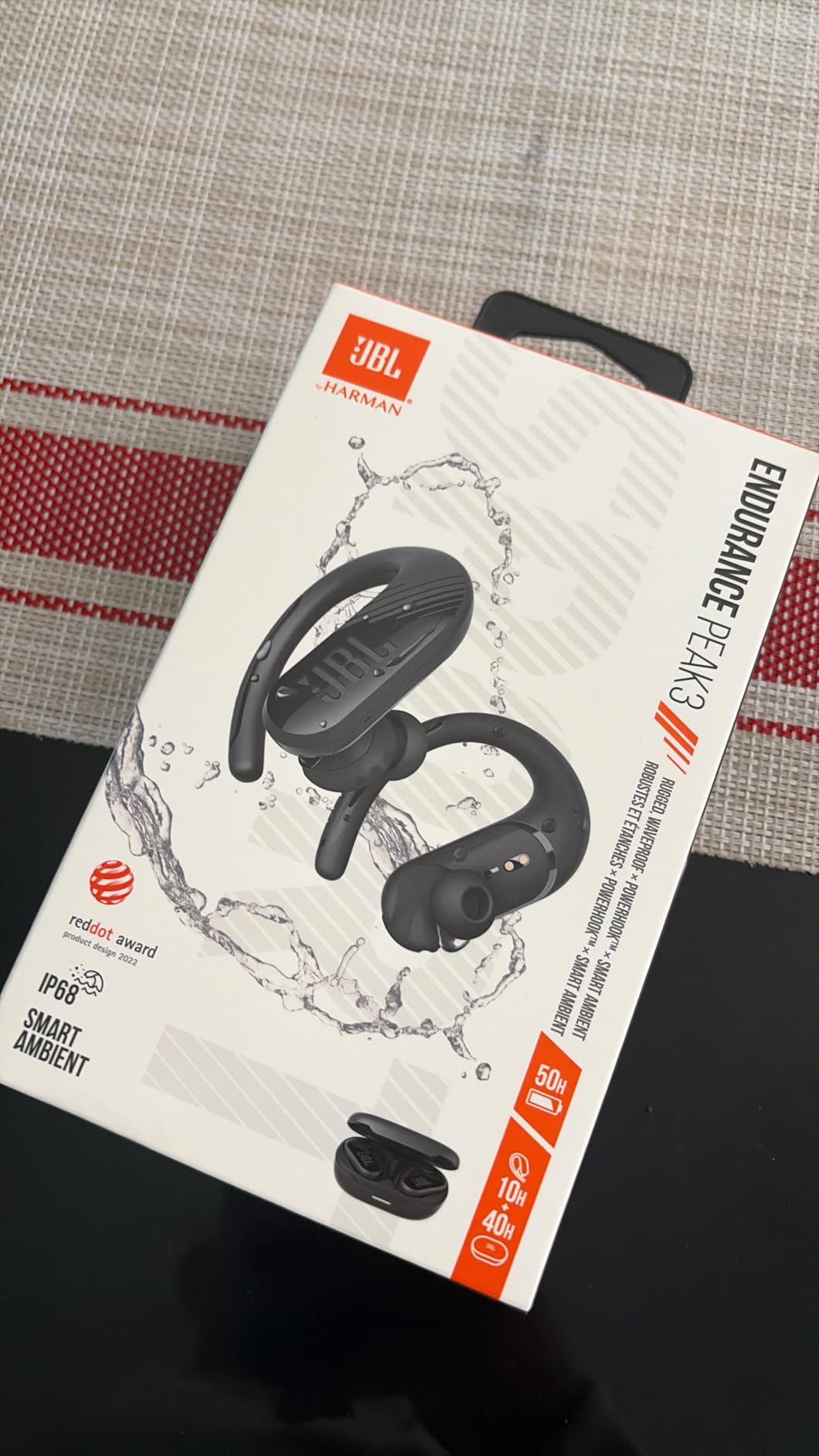 JBL Endurance Peak 3 - Dust and Water Proof True Wireless Active Earbuds with Pure Bass Sound customer photo 1
