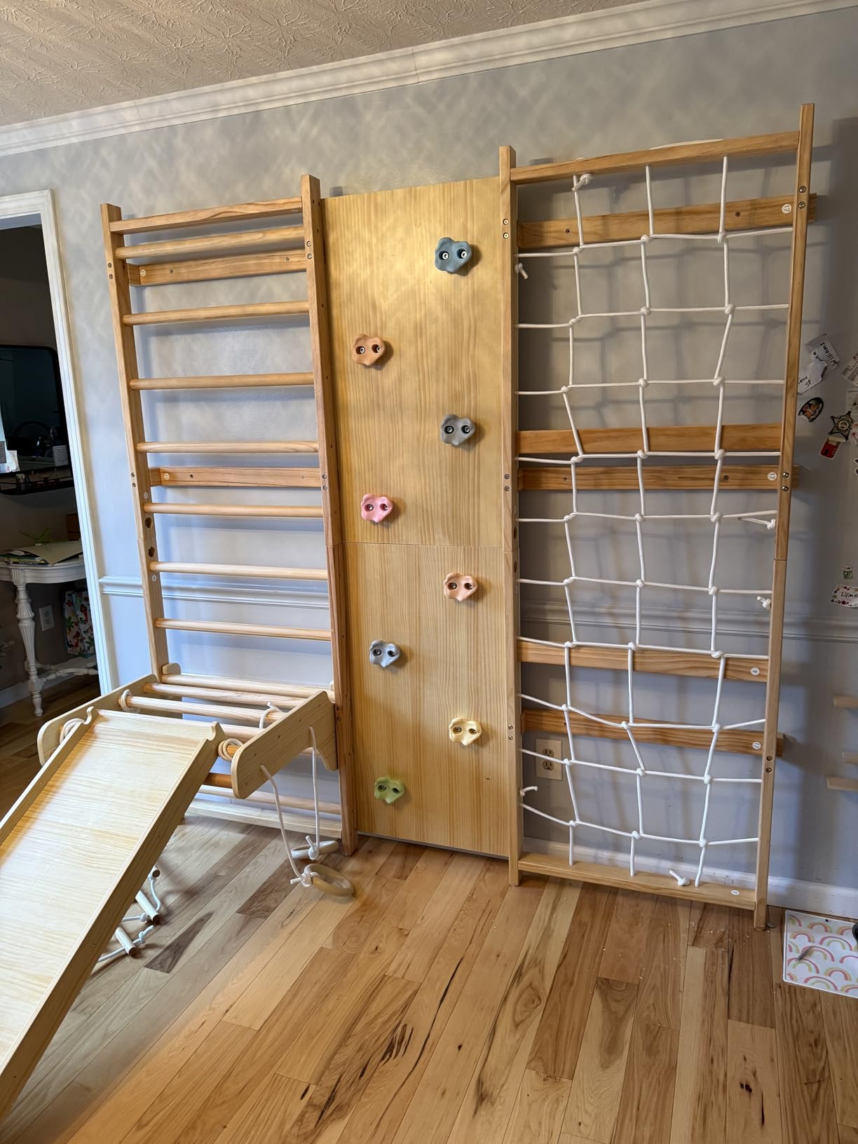 Avenlur Walnut 9-in-1 Swedish Ladder Wall Gym Set customer photo 1