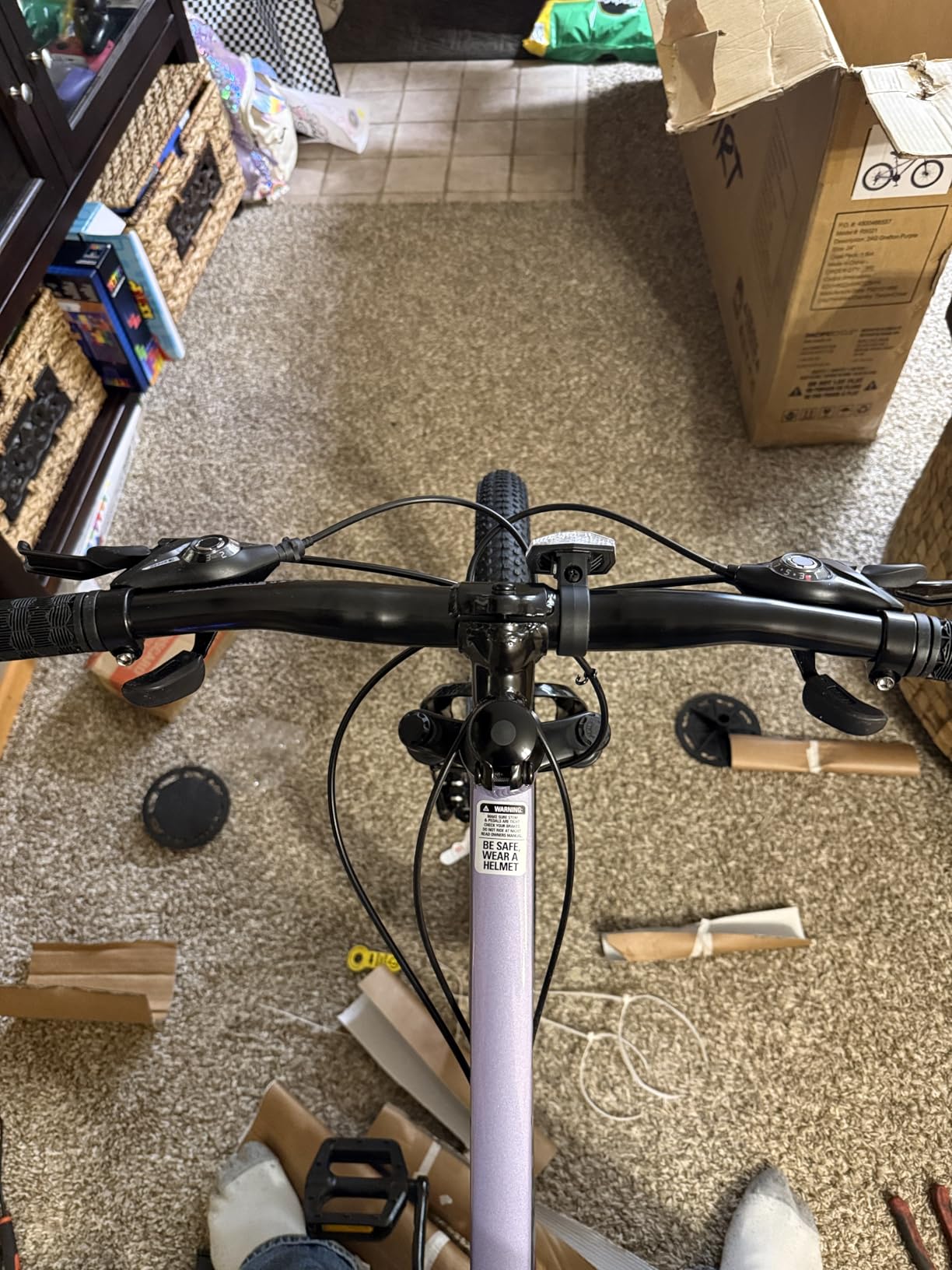 Mongoose Grafton Mountain Bike, 21 Speed, Aluminum Frame, Knobby Mountain Tires, Suspension Fork, Trigger Shifters, Mechanical Disc Brakes | Trigger Shifter, Aluminum Frame, Front Suspension customer photo 2