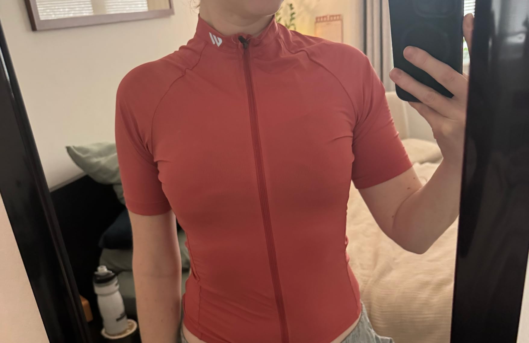 Wulibike Cycling Jersey Women Long Sleeve,Bike Shirts for Women Biking Tops Breathable Cycle Jerseys with 4 Pockets customer photo 1
