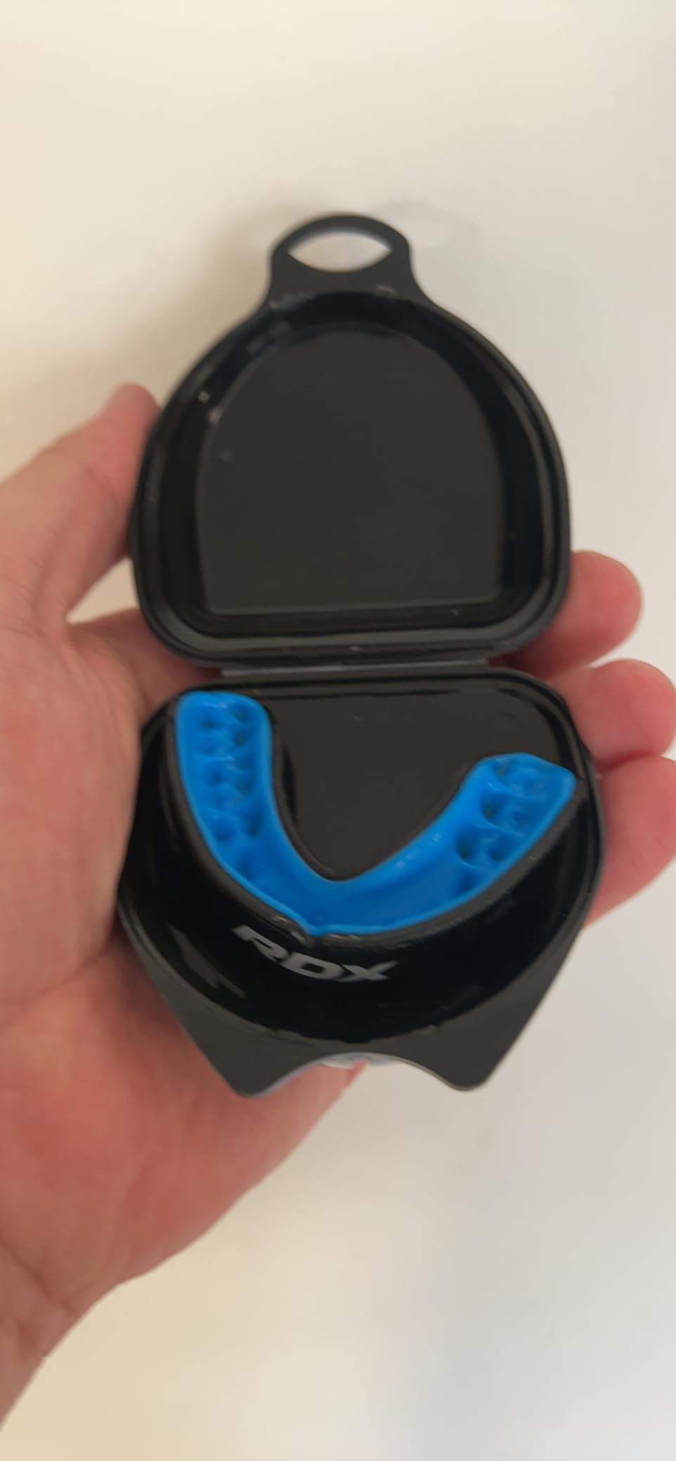 RDX Mouth Guard for Boxing MMA Kickboxing Muay Thai Judo Karate - Adult Gum Shield Mouthpiece Jaw Protector with Storage Case, Martial Arts Football Lacrosse Hockey Contact Sports - Above 12 Years Age customer photo 1